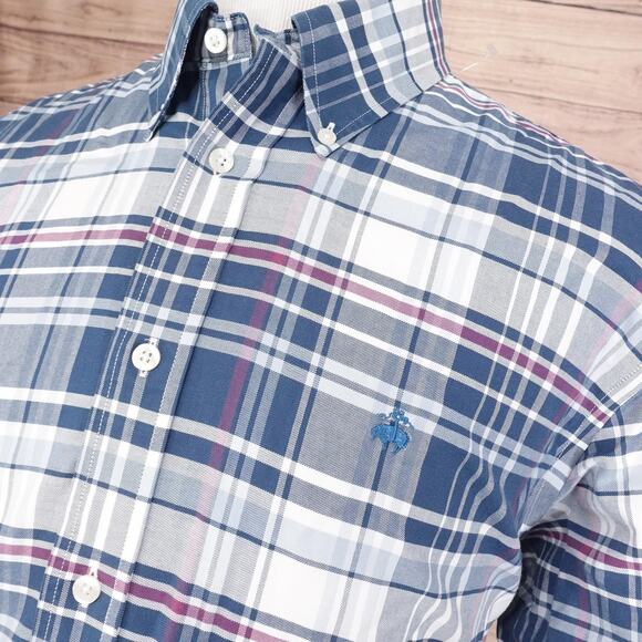 Brooks Brothers Shirt Mens XL Plaid Regent Non Iron Supima Cotton Button Down - Picture 2 of 7